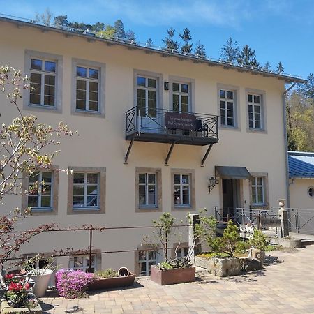 Ferienwohnung Parkblick Im Badehaus Rosenthal-Bielatal Buitenkant foto
