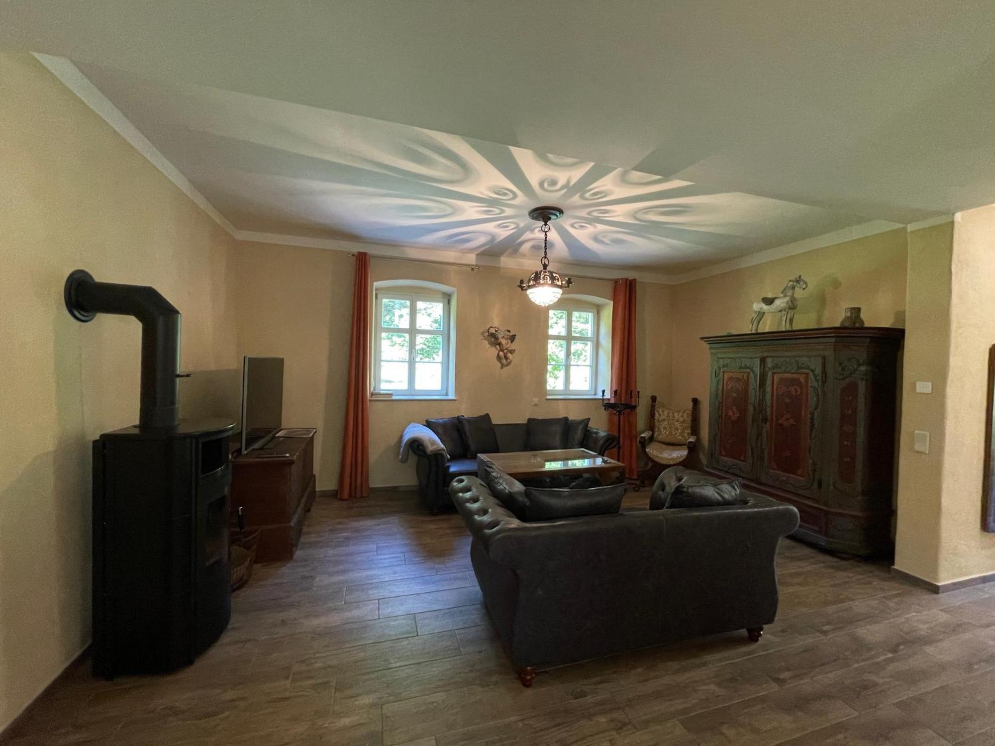 Ferienwohnung Parkblick Im Badehaus Rosenthal-Bielatal Buitenkant foto